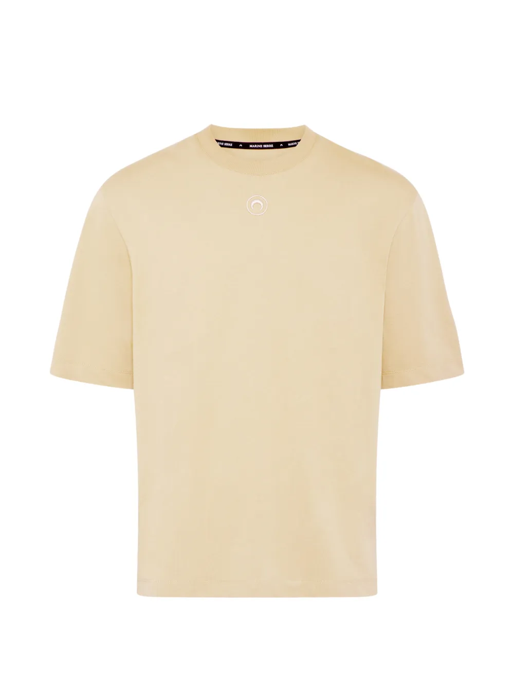 Marine Serre moon logo crewneck T-shirt - Toni neutri