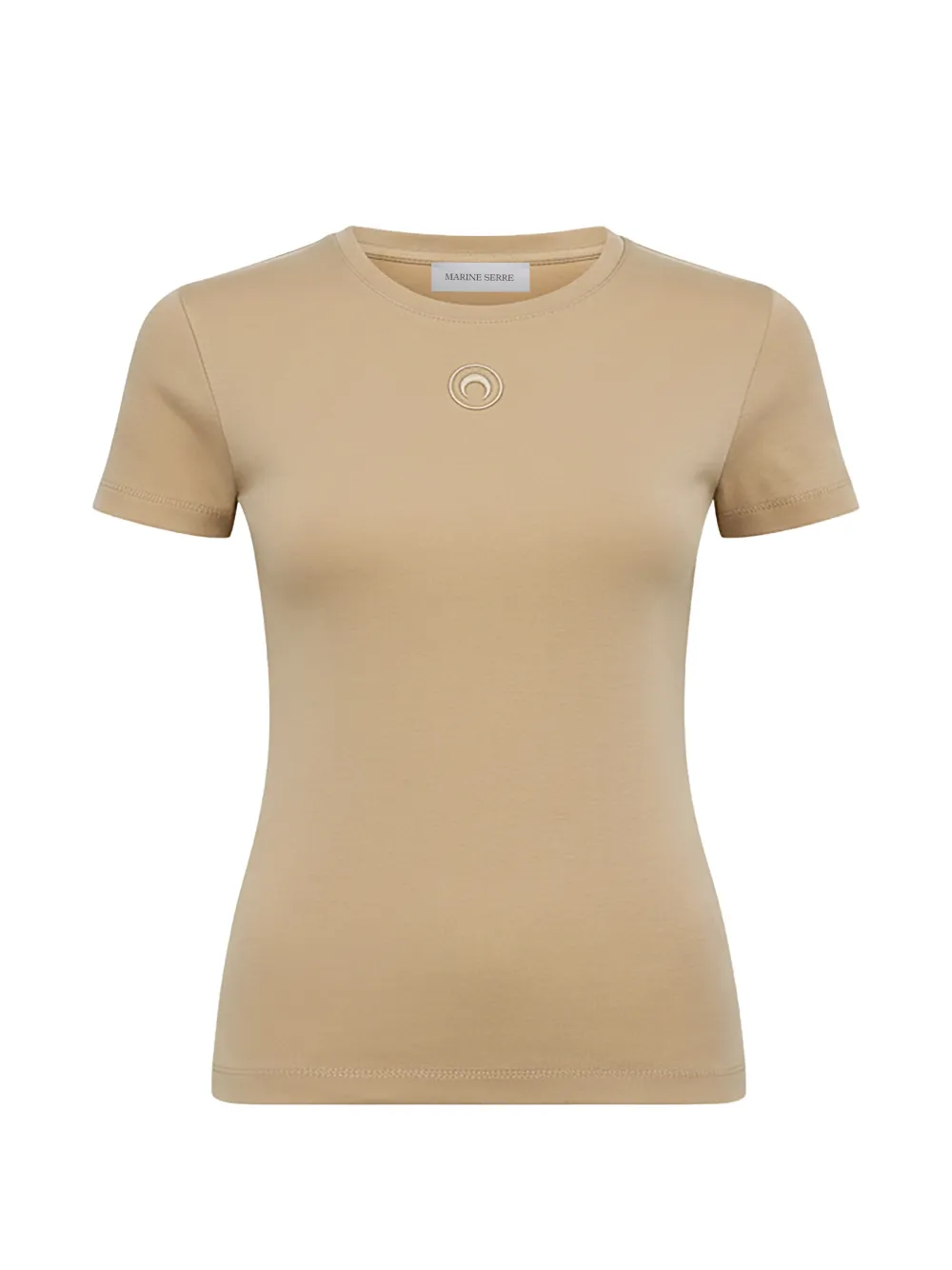 Marine Serre moon logo T-shirt - Toni neutri