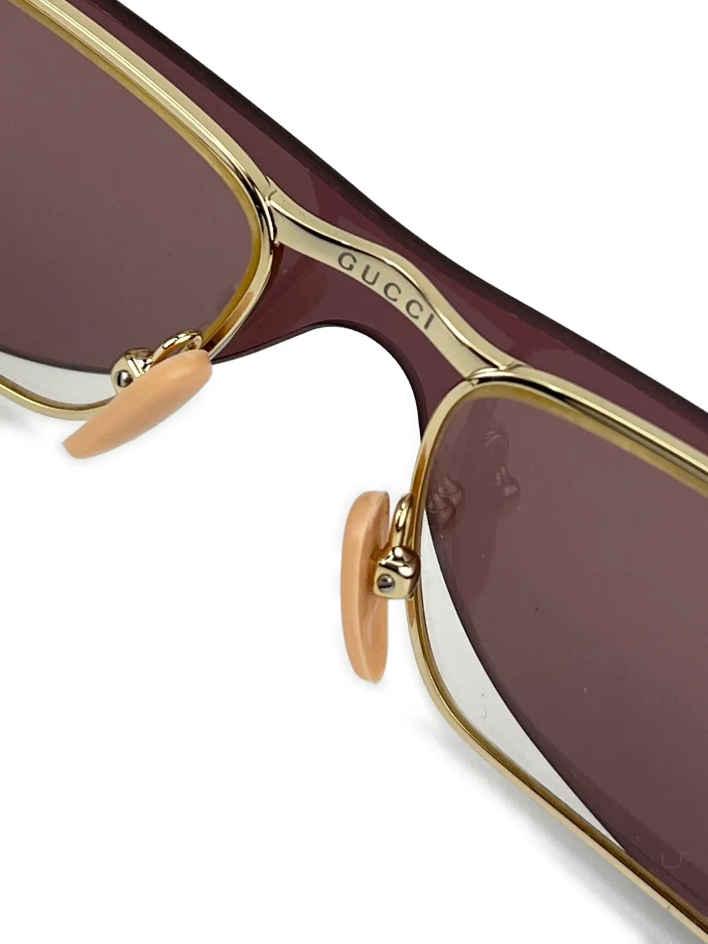 Flip-Up Rectangle Sunglasses