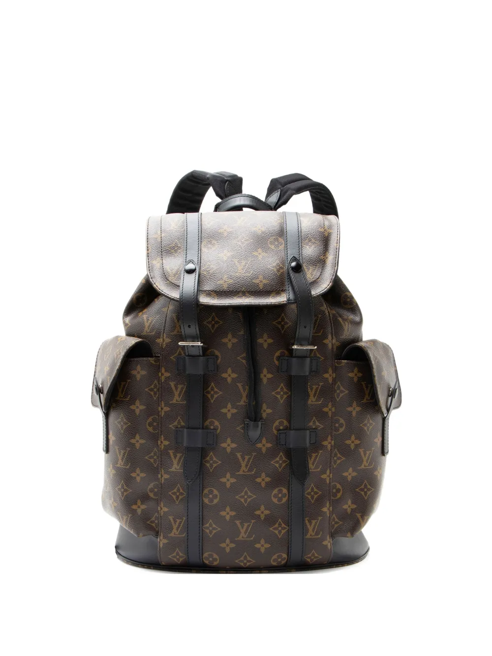 Louis Vuitton Pre-Owned Monogram Macassar Christopher PM backpack - Marrone
