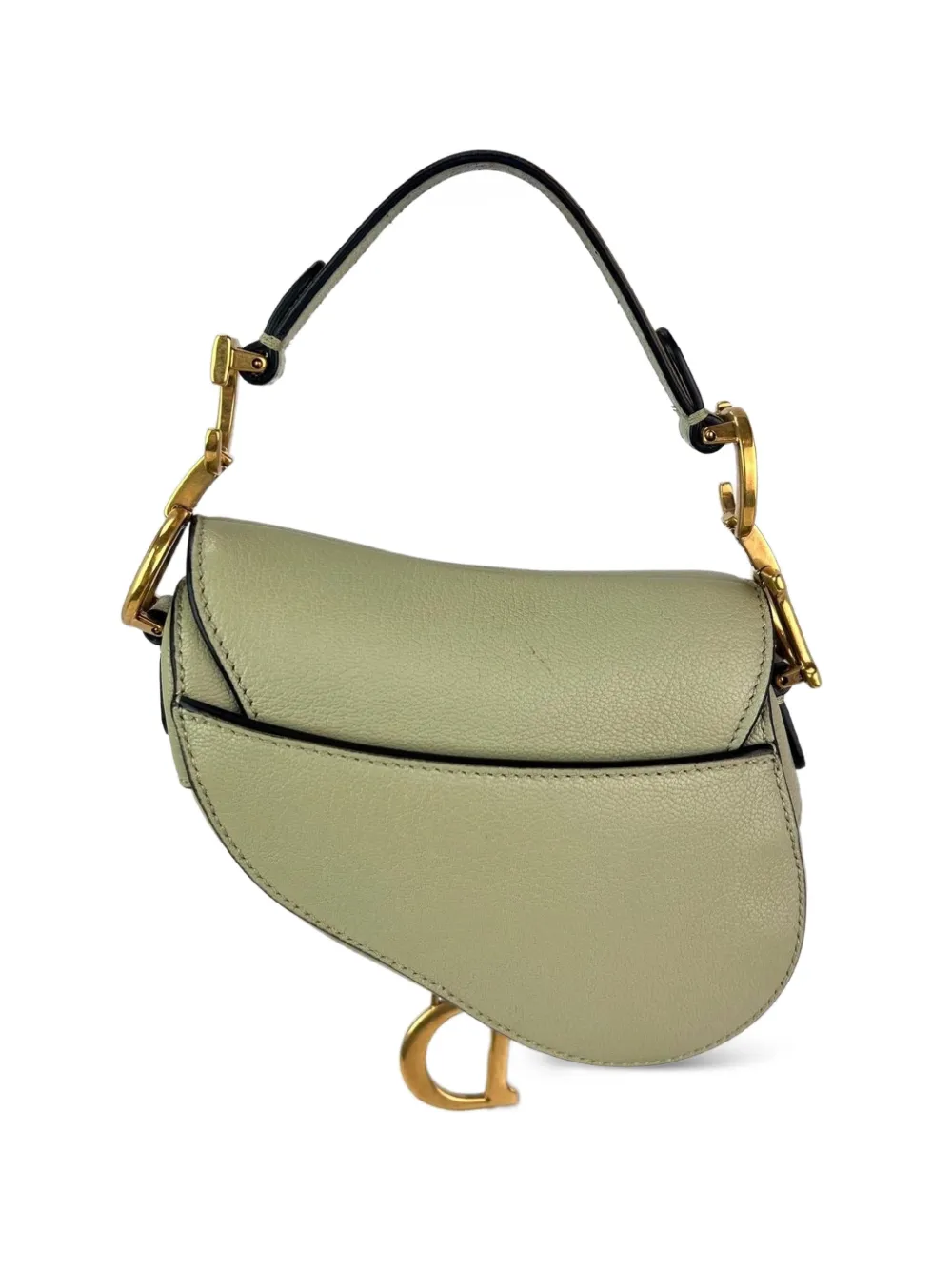  Christian Dior Pre-owned Saddle Removable-strap Bag - Green 