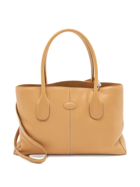 Tod's Vintage small D-styling leather tote bag