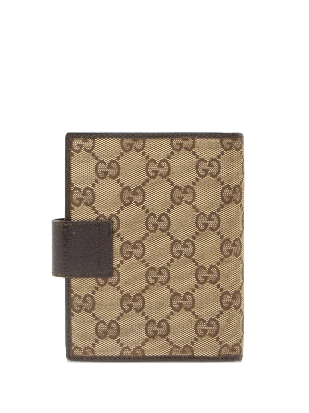 Gucci Pre-Owned GG canvas small ring agenda cover card holder - Toni neutri
