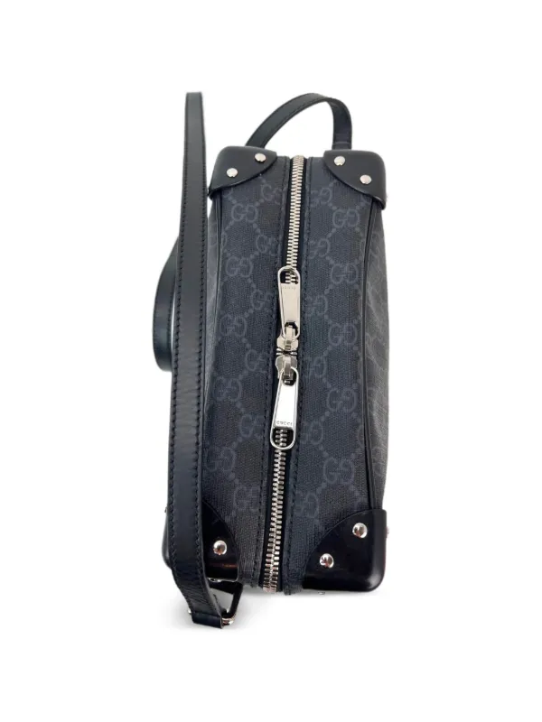 Gucci GGパターン スタッズ ハンドバッグ Gucci Pre-Owned GGパターン スタッズ メッセンジャーバッグ