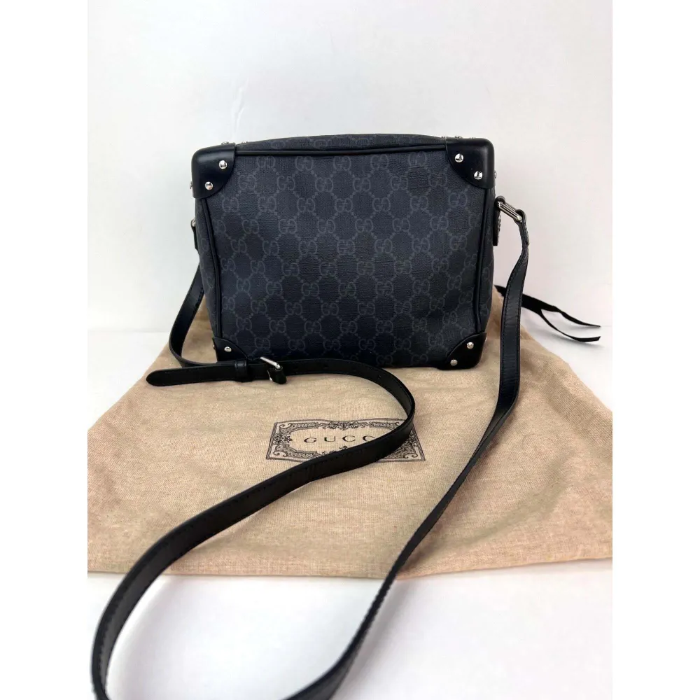 Gucci GGパターン スタッズ ハンドバッグ Gucci Pre-Owned GGパターン スタッズ メッセンジャーバッグ