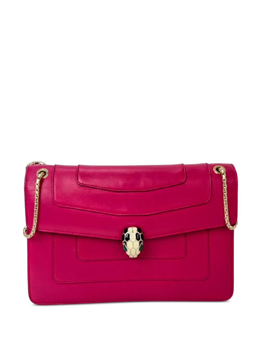 Bvlgari Serpenti chain shoulder bag - Rosa