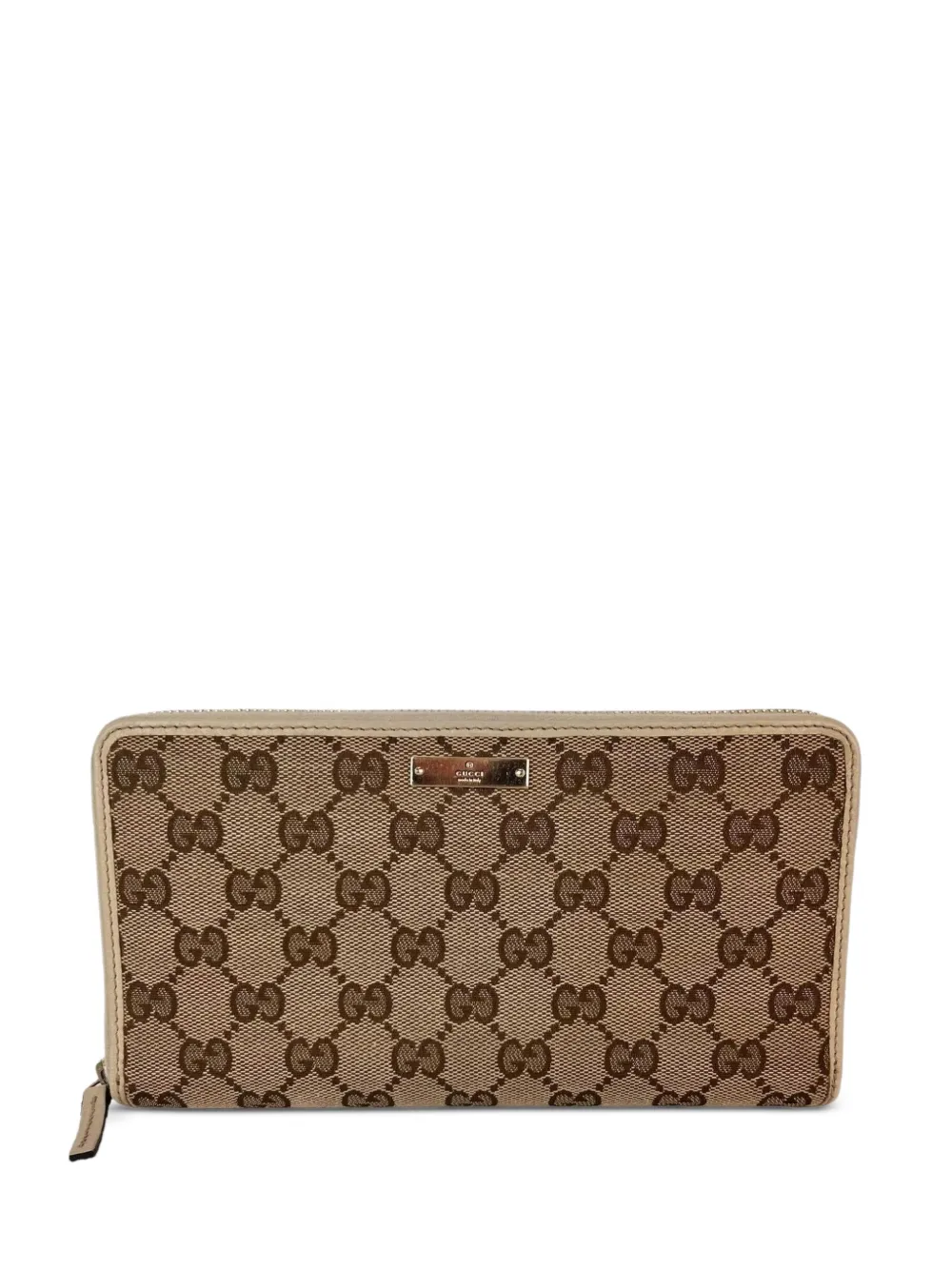 Gucci Pre-Owned GG logo canvas wallet - Toni neutri