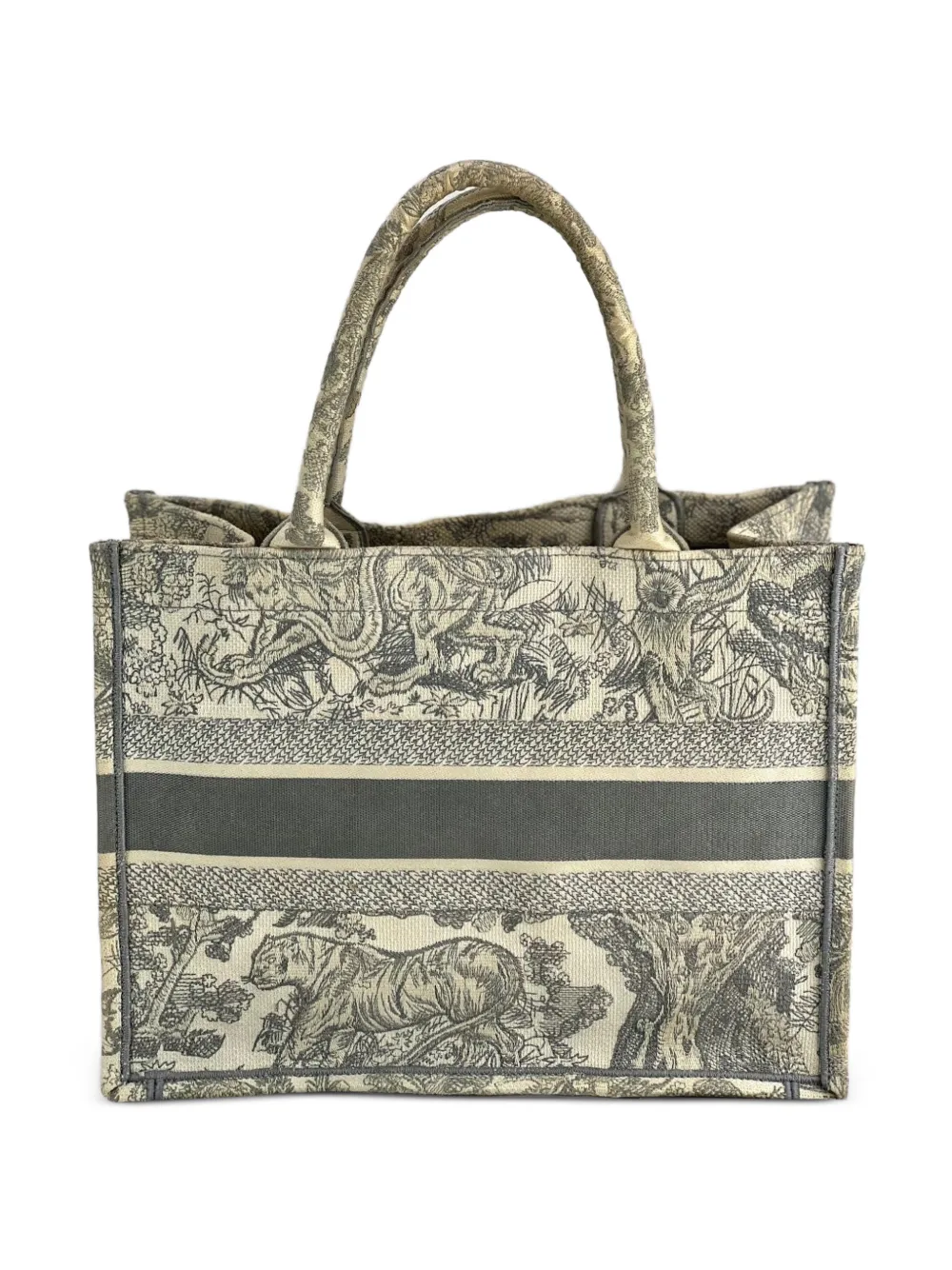 Christian Dior Pre-Owned medium Dior Book embroidered tote bag - Toni neutri