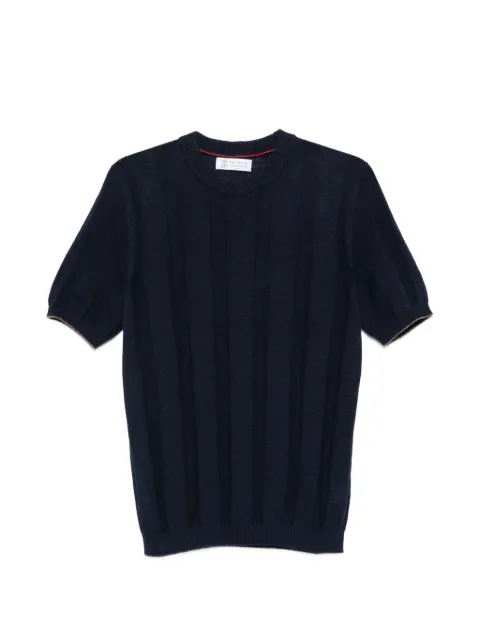 Brunello Cucinelli ribbed short-sleeve T-shirt