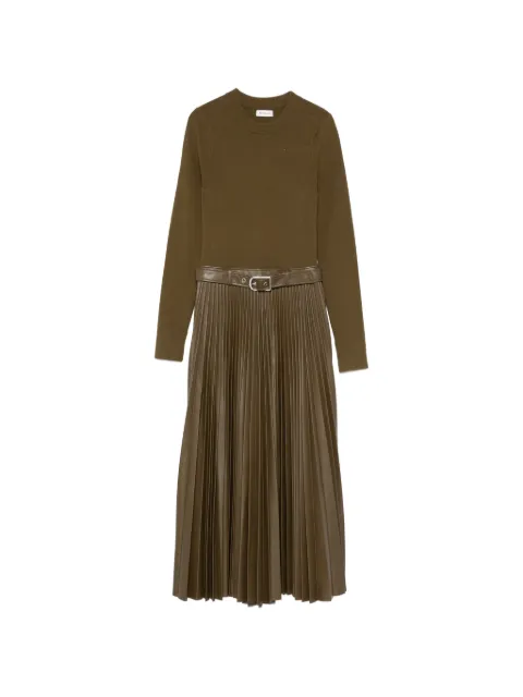 Simkhai long-sleeve pleated dress