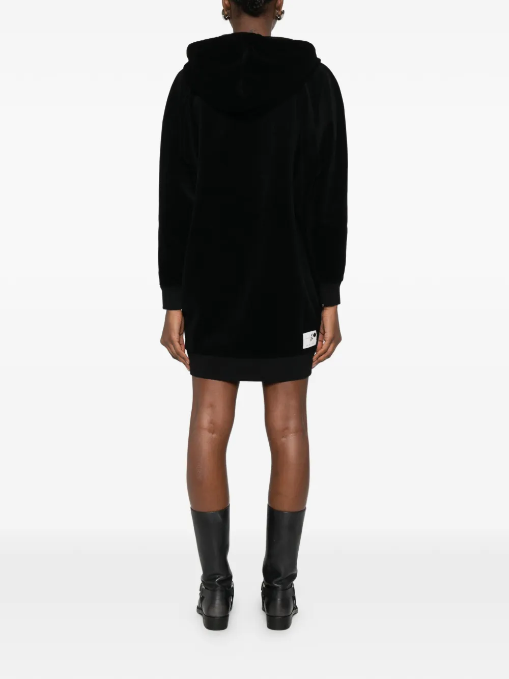 Golden Goose Rose mini-jurk met capuchon Zwart