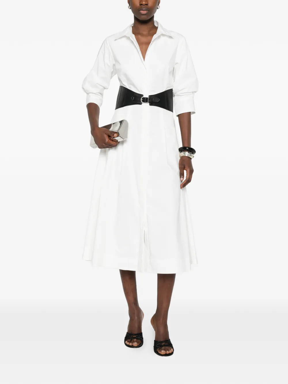 Simkhai 벨트 미디 셔츠 드레스 | 데이 드레스 | Image 2