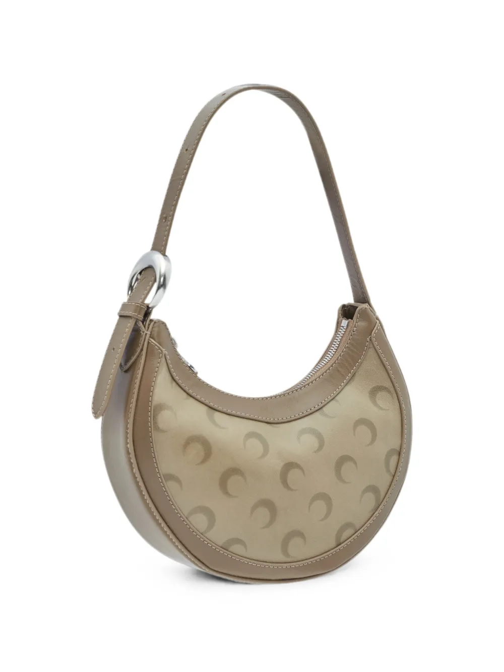 Marine Serre Kleine Moon Eclips tas met vervaagd effect Beige