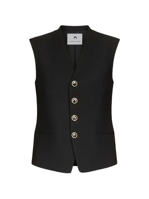Marine Serre tailored sleeveless jacket