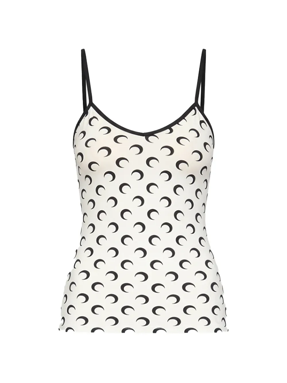 Marine Serre moon-print top - Bianco