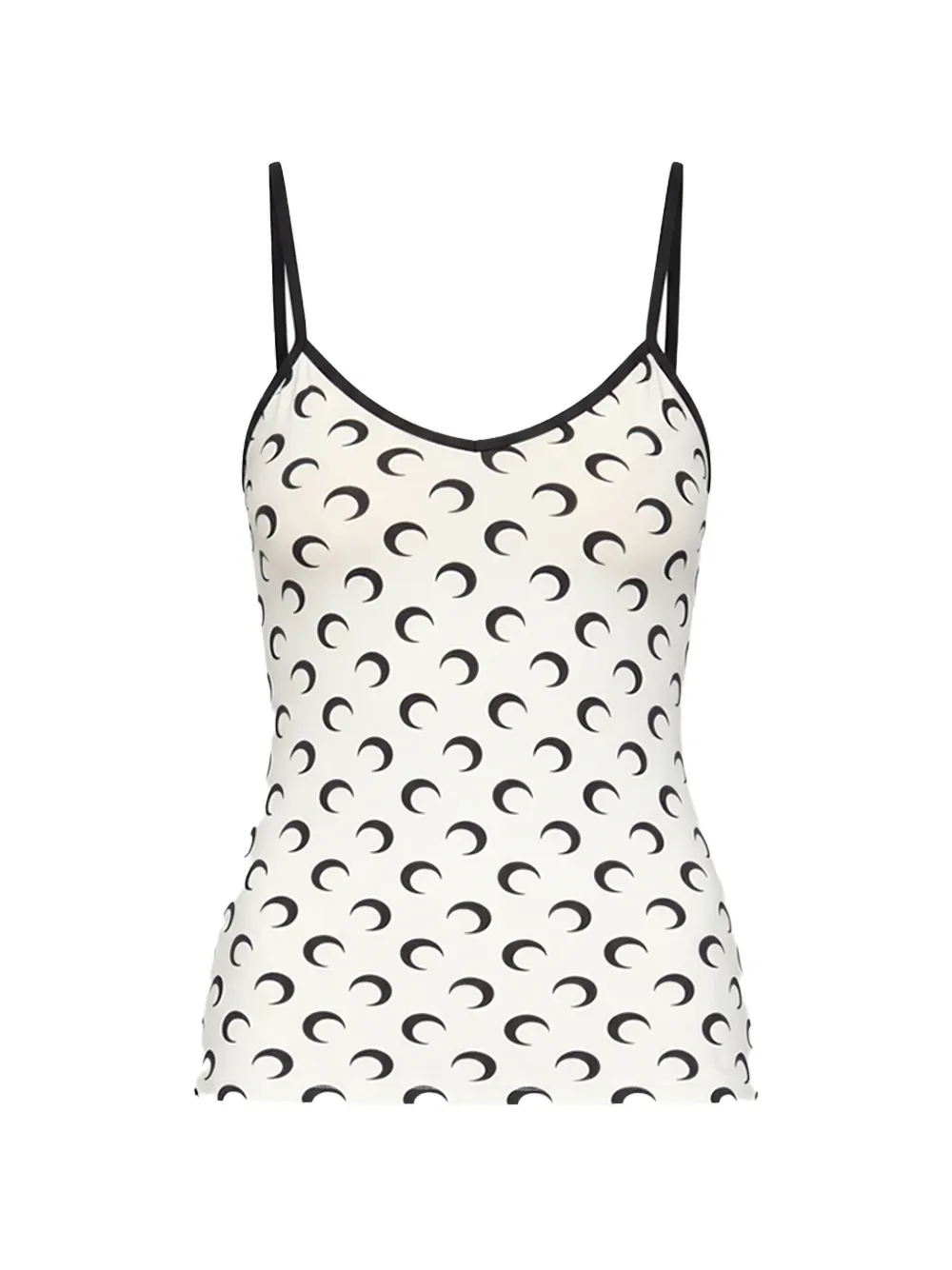 Marine Serre Top met maanprint Wit
