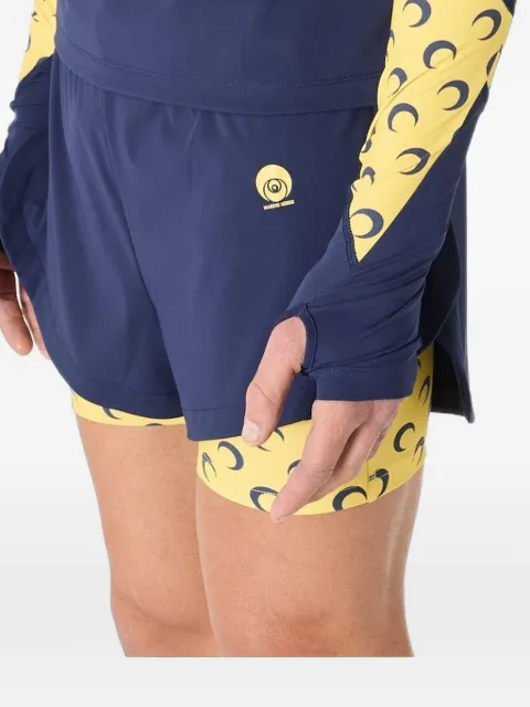 Marine Serre moon athleisure shorts