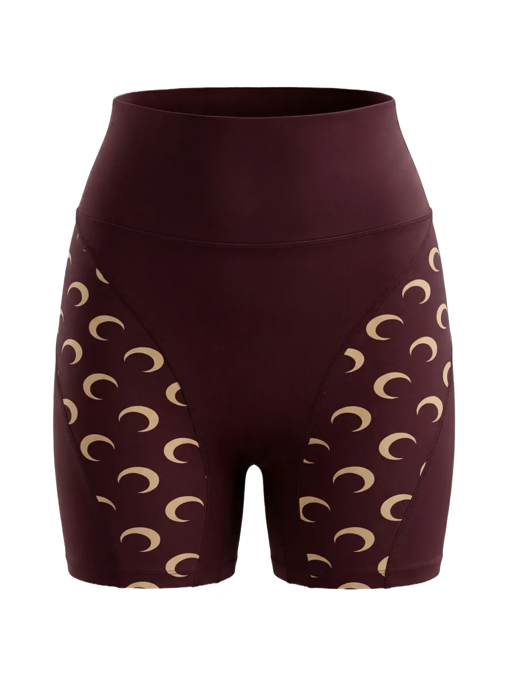 Marine Serre Athleisure mini shorts - Rosso