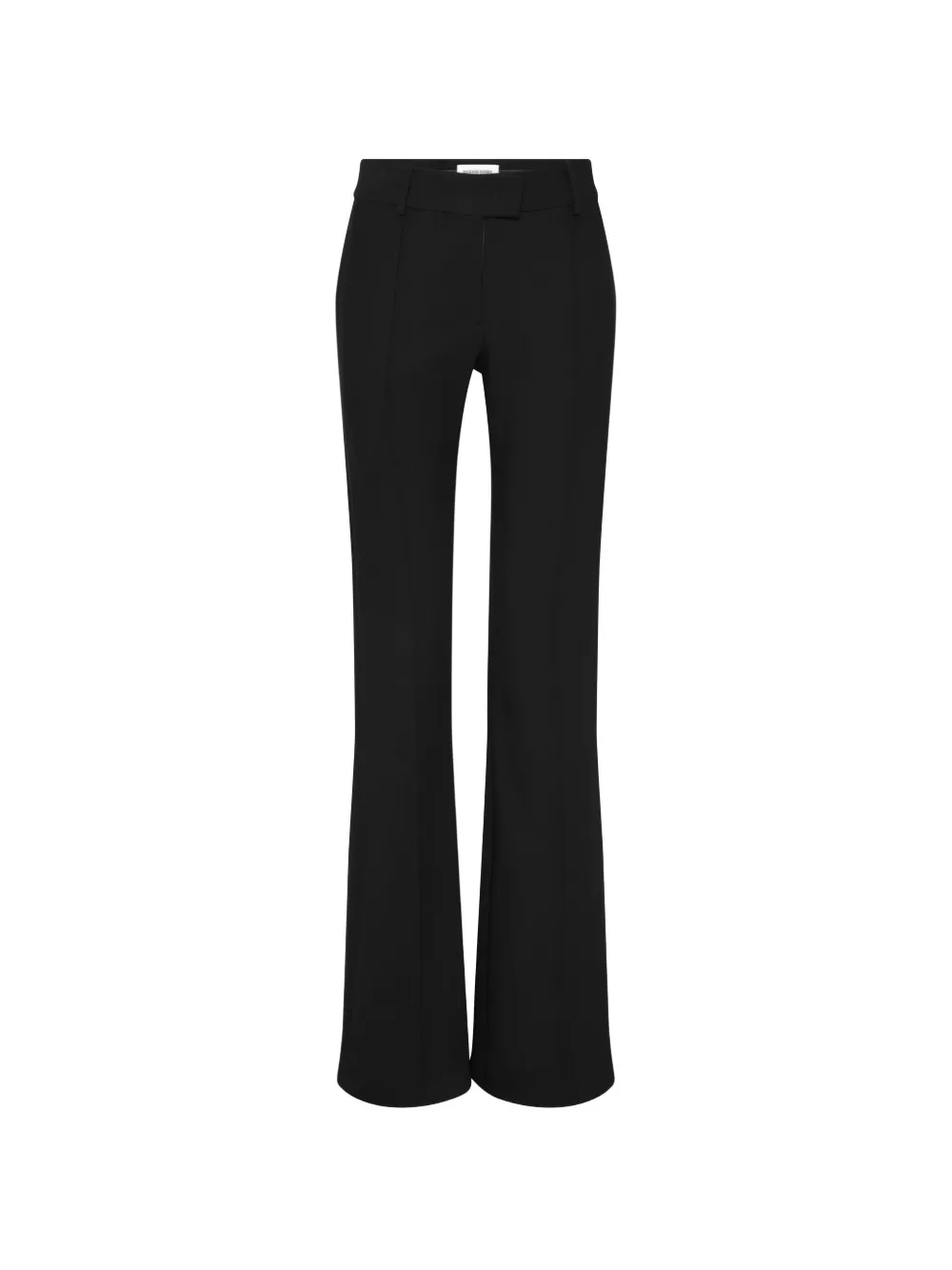 Marine Serre tailored wool flare pants - Nero
