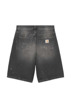 Landon paint-splatter washed shorts 3