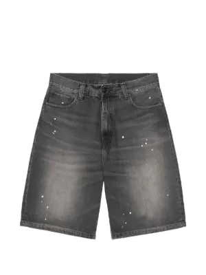 Landon paint-splatter washed shorts 2