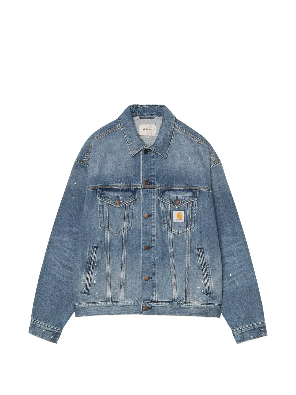 Carhartt WIP Geknöpfte Jeansjacke - Blau