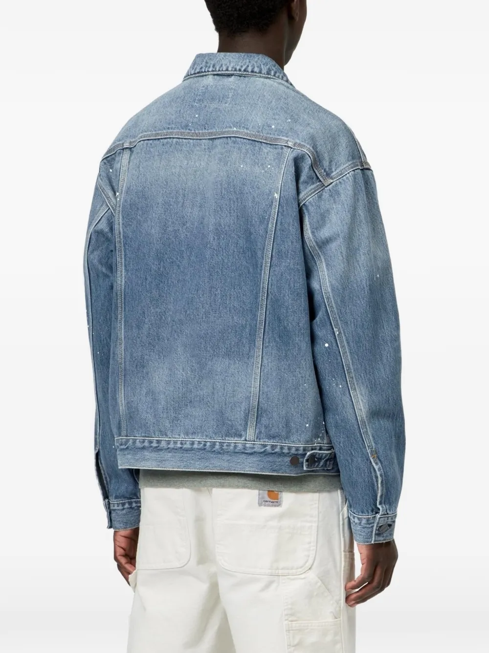Carhartt WIP Denim jack Blauw
