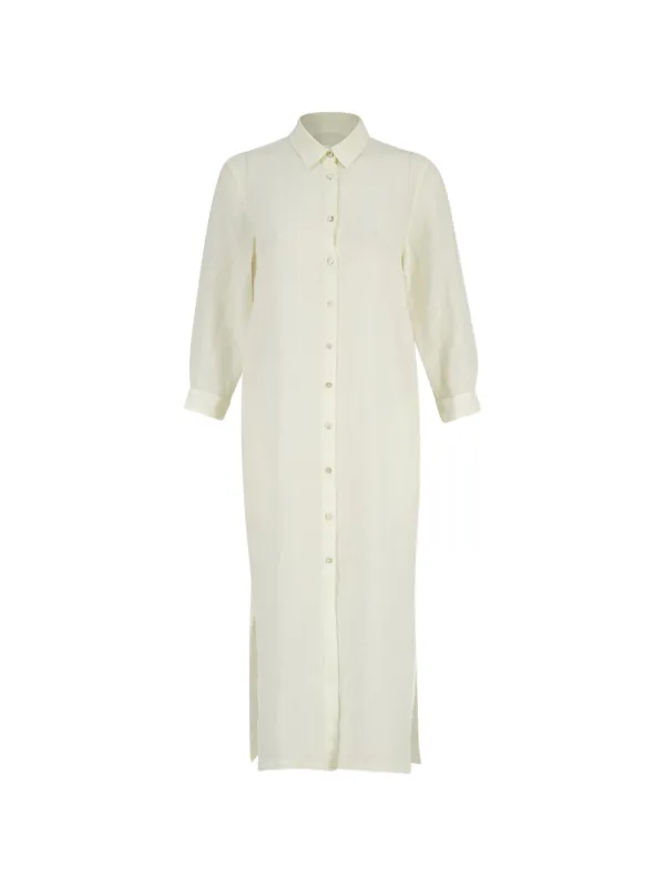 button down collar maxi dress Button Down Collar Maxi Dress