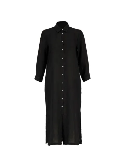 120% Lino button-down shirt maxi dress