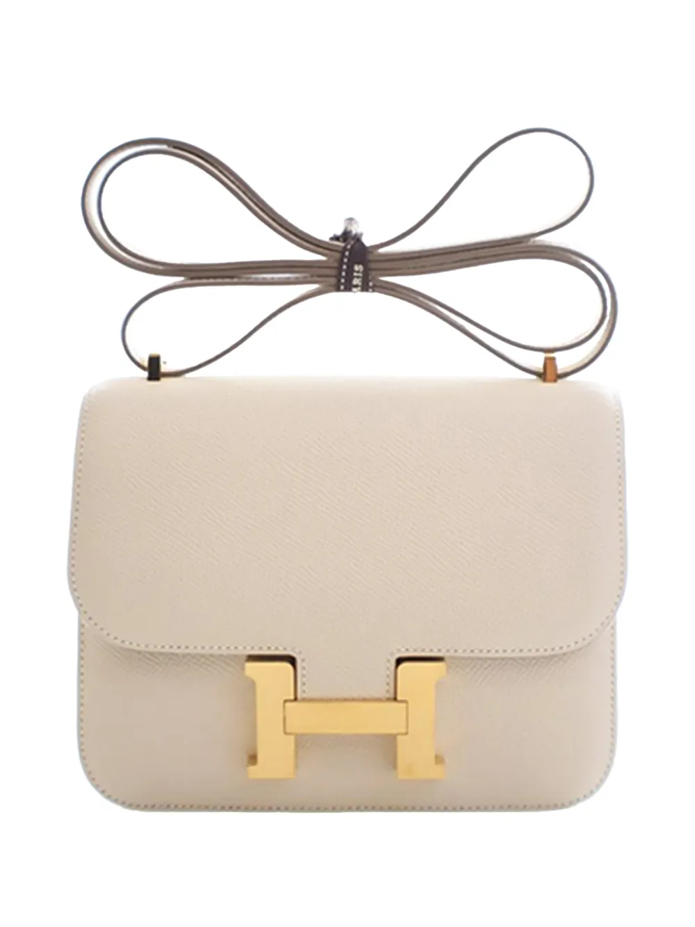 Hermès Pre-Owned 2024 Mini Epsom Constance III 18 crossbody bag - Marrone