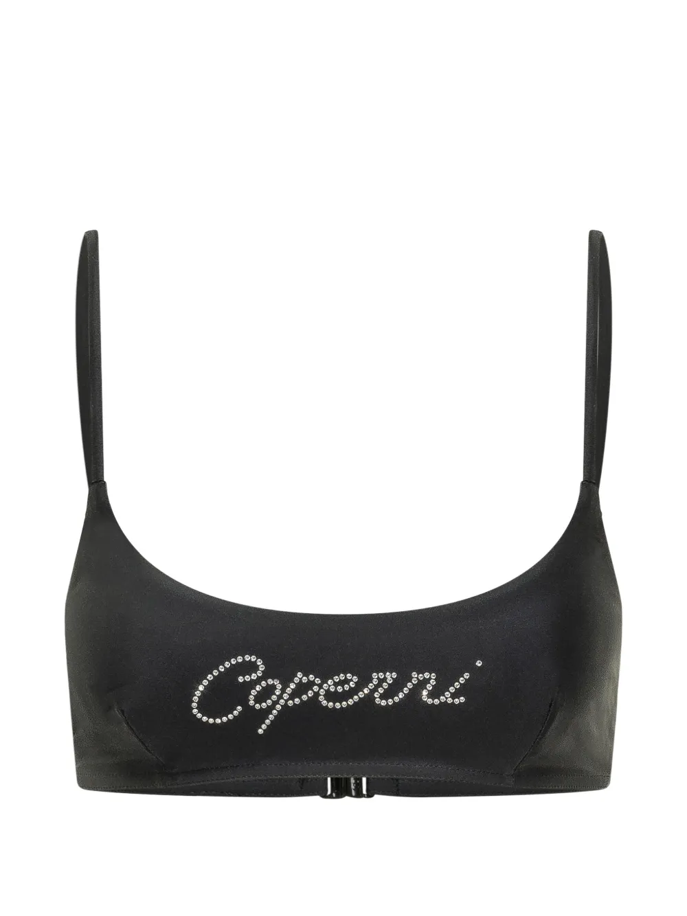 Coperni logo-embellishment bikini top - Nero