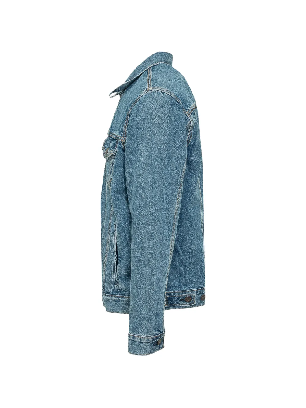  Levi's Button Denim Trucker Jacket - Blue 