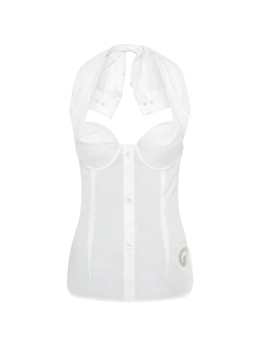 Marine Serre UPC Shirts top - Bianco