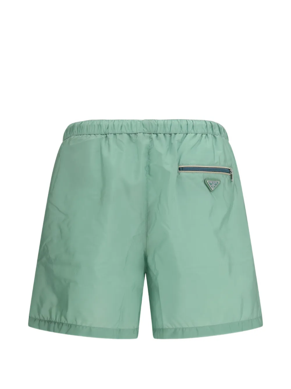  Prada Re-nylon Zip-pocket Swim Shorts - Green 