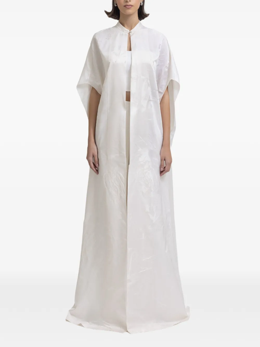 Gemy Maalouf Open maxi-tuniek Wit
