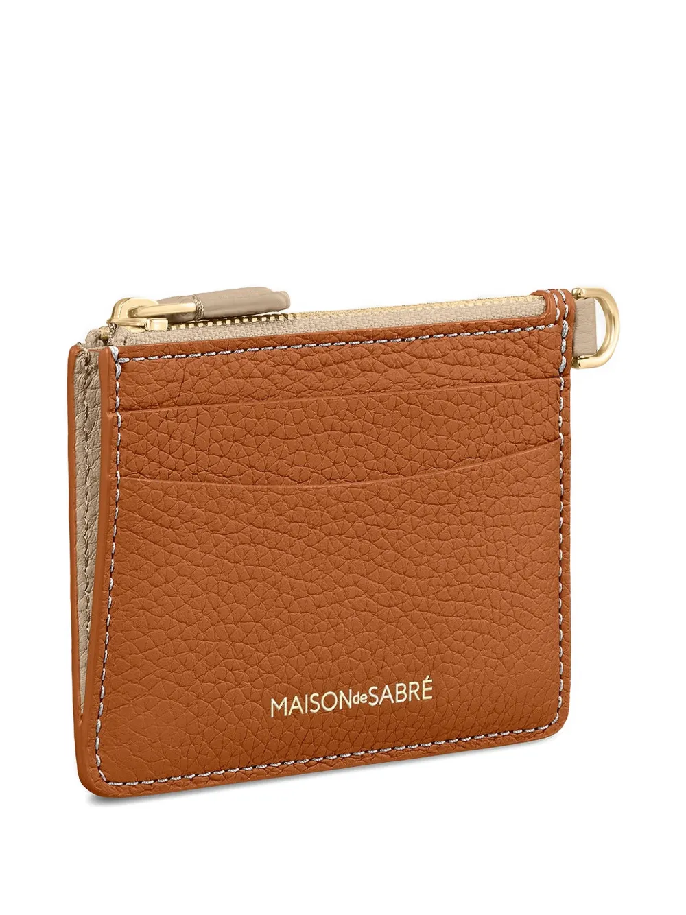 Zipped Leather Card Holder