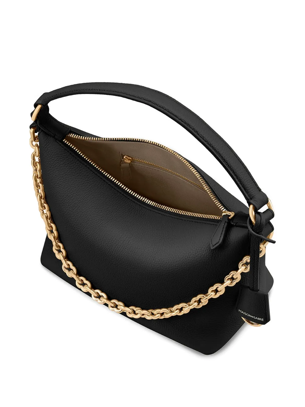 MAISON de SABRÉ Soft Chain shopper Zwart