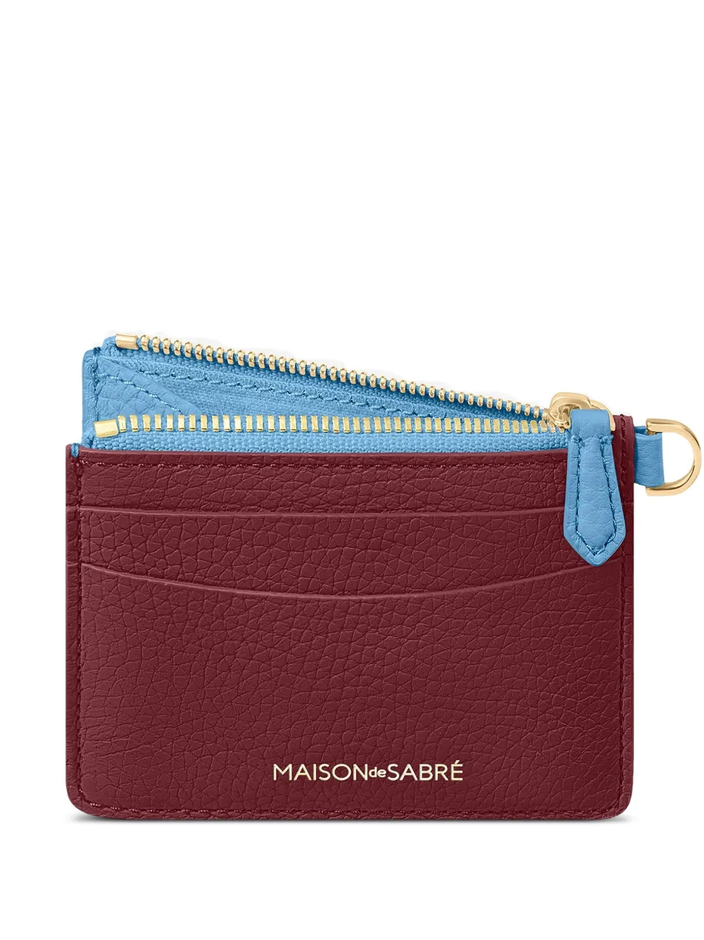 MAISON de SABRÉ zipped card holder - Marrone