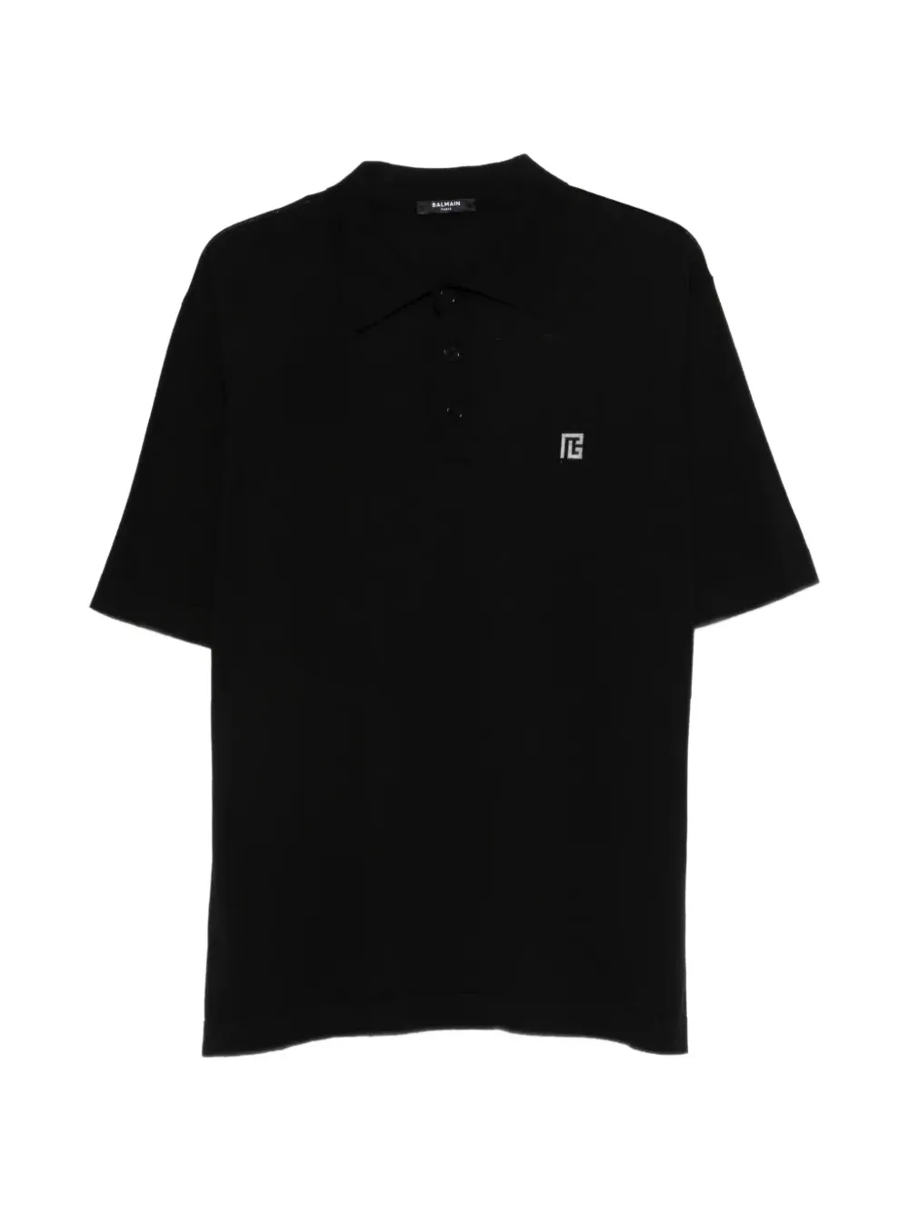 Balmain logo polo shirt – Black