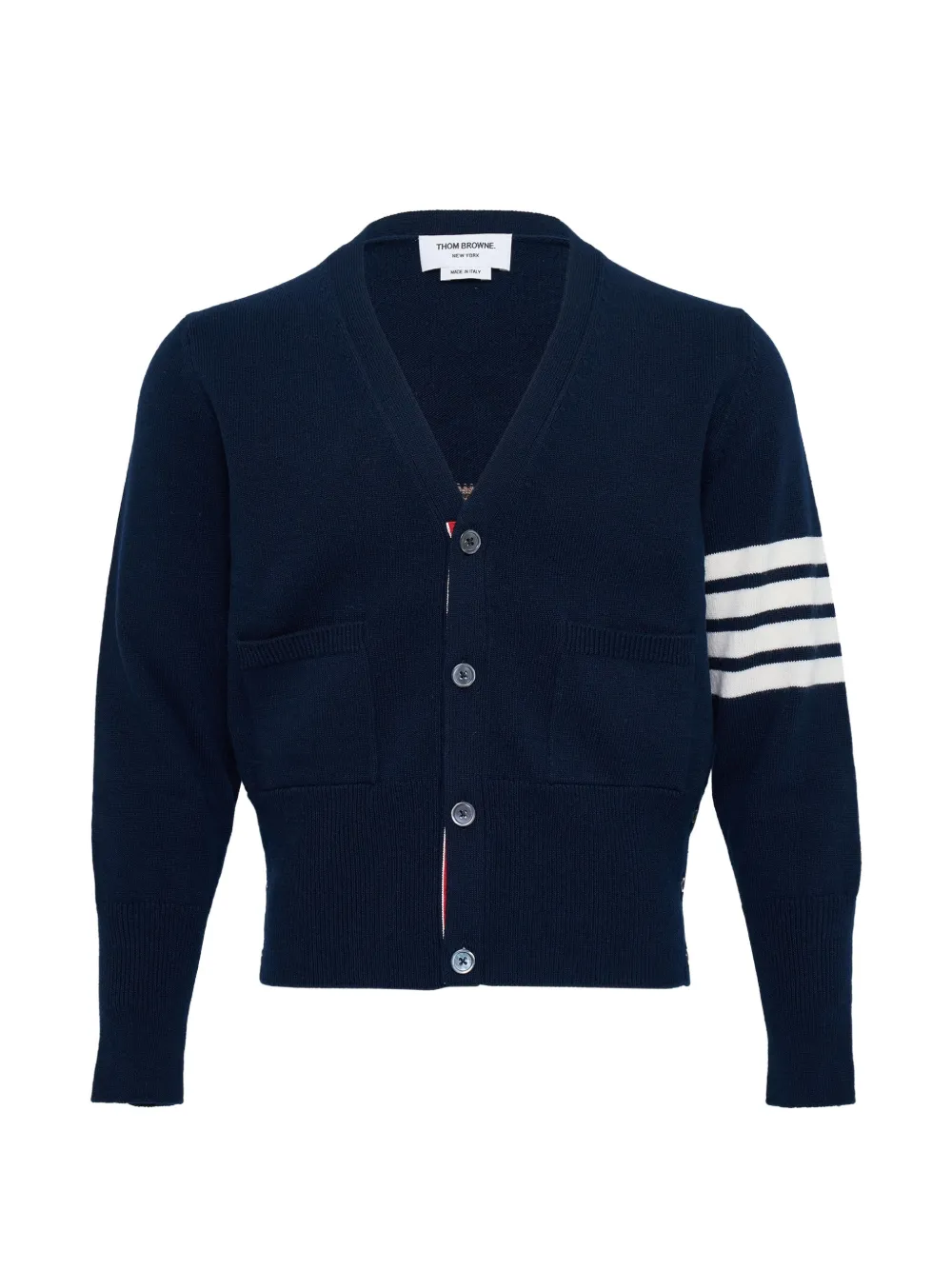 Thom Browne V-neck cardigan - Blu