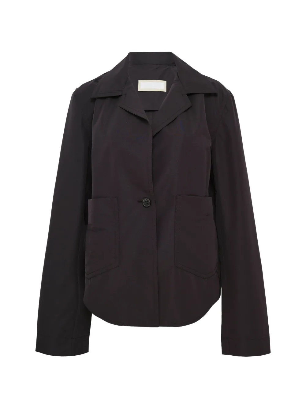 LITKOVSKA notched-lapel cropped jacket - Nero