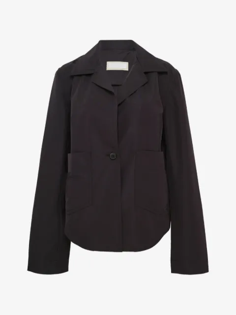 LITKOVSKA notched-lapel cropped jacket