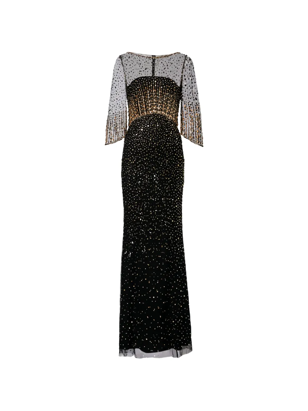 Jenny Packham Kiya beaded dresses - Black