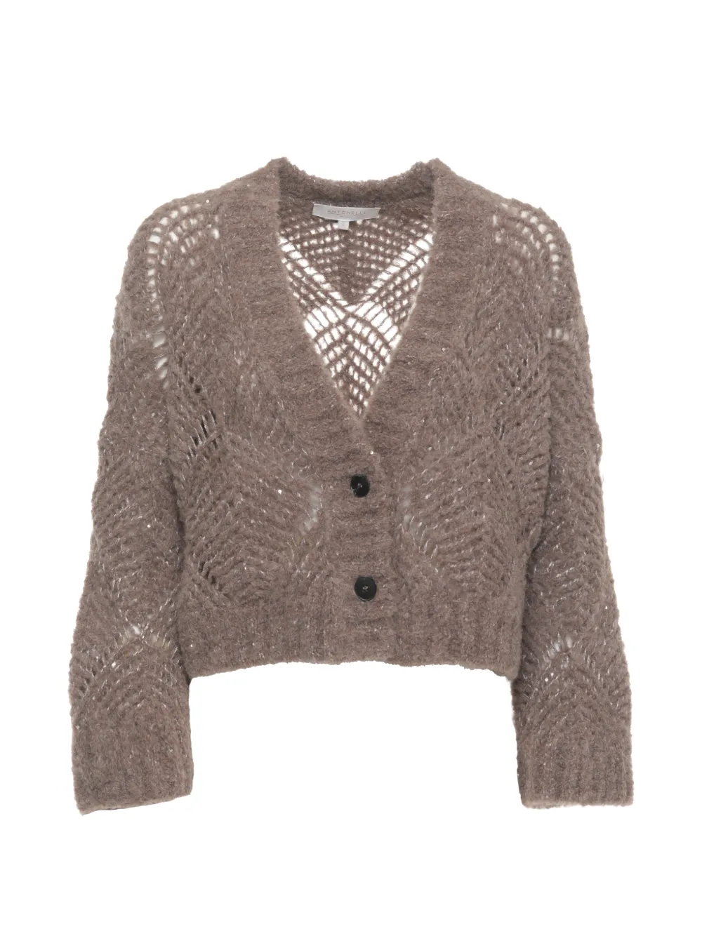 Antonelli buttoned cardigan - Braun