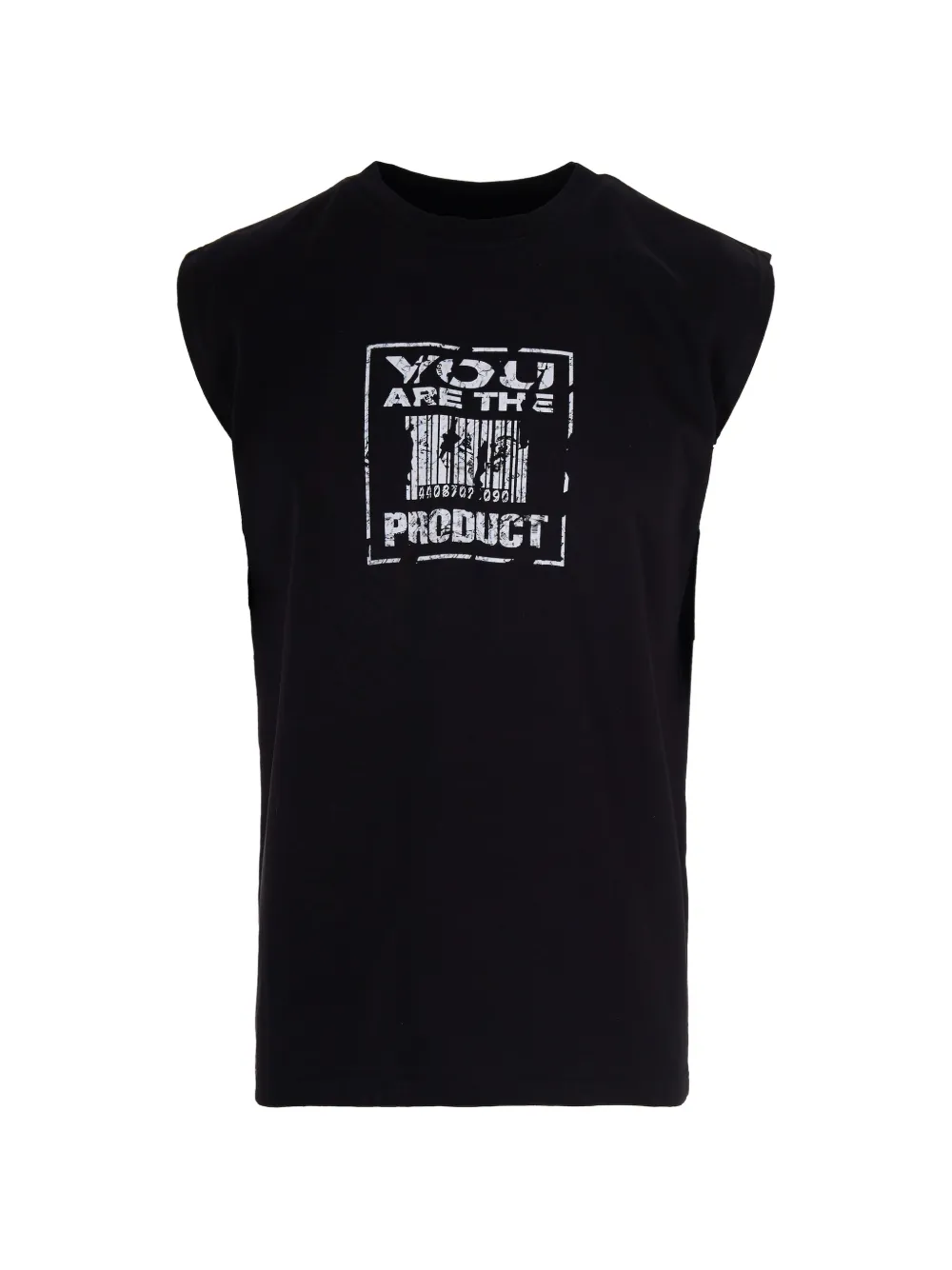 44 LABEL GROUP printed sleeveless tank top - Nero