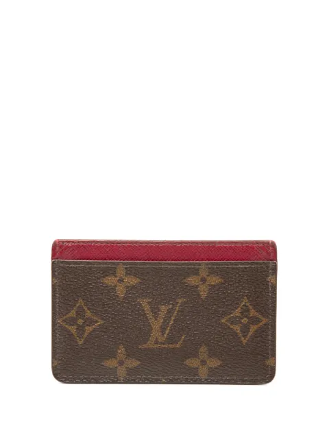 Louis Vuitton Pre-Owned tarjetero Monogram 2018