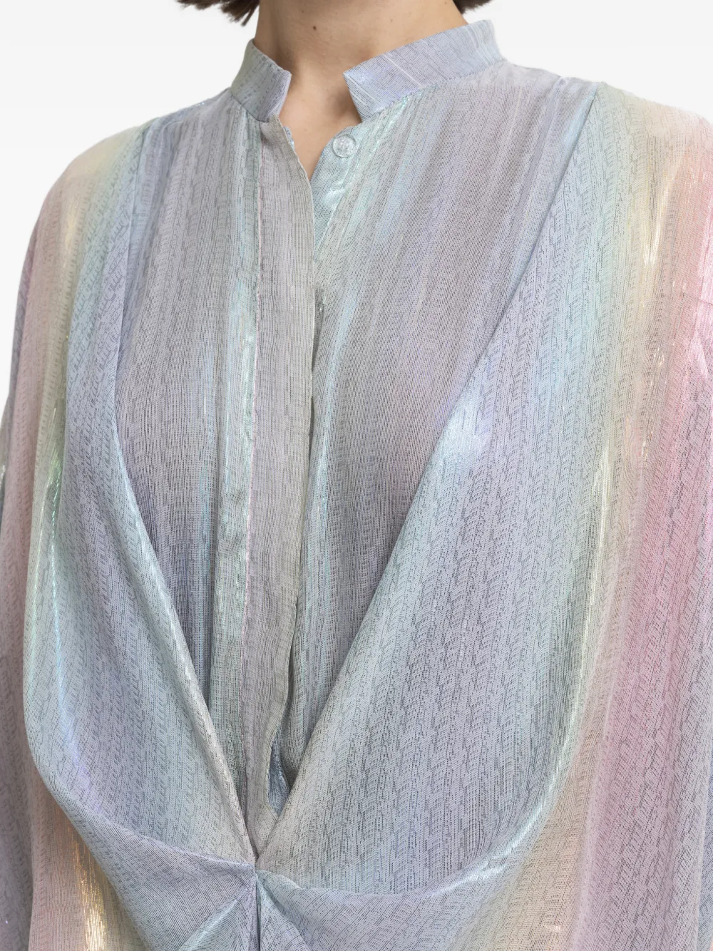 Gemy Maalouf Gedrapeerde ruimvallende tuniek Blauw