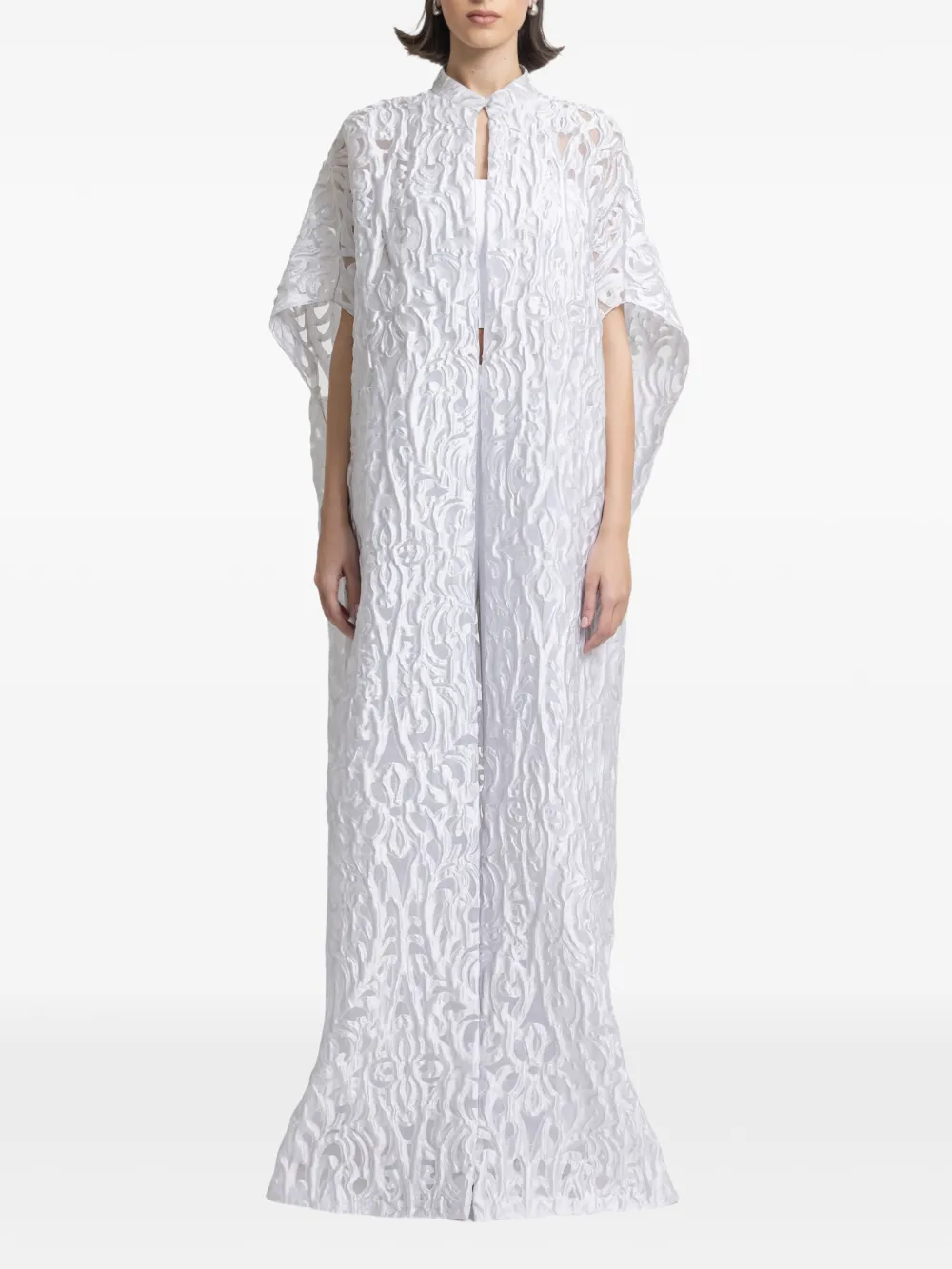 Gemy Maalouf Open maxi-tuniek Wit