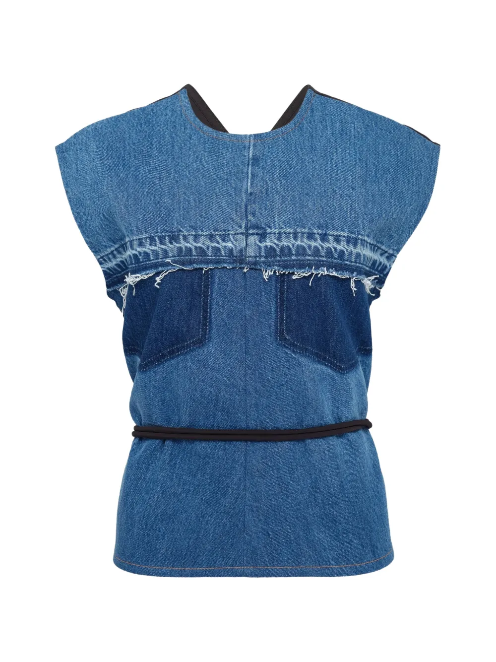 LITKOVSKA tie-waist top - Blu