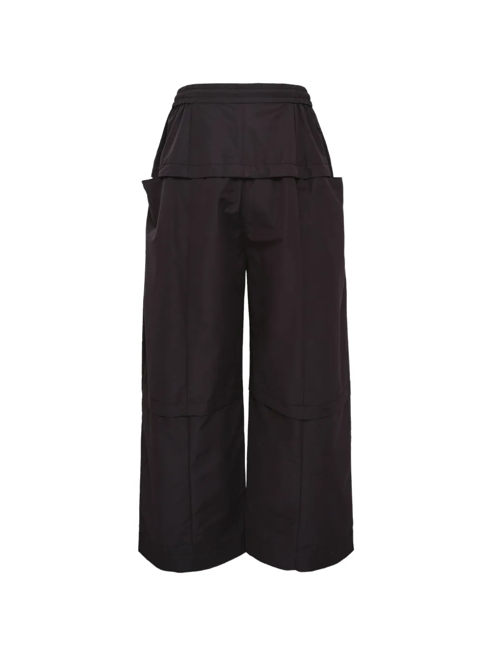 LITKOVSKA ankle-length wide-leg trousers - Zwart